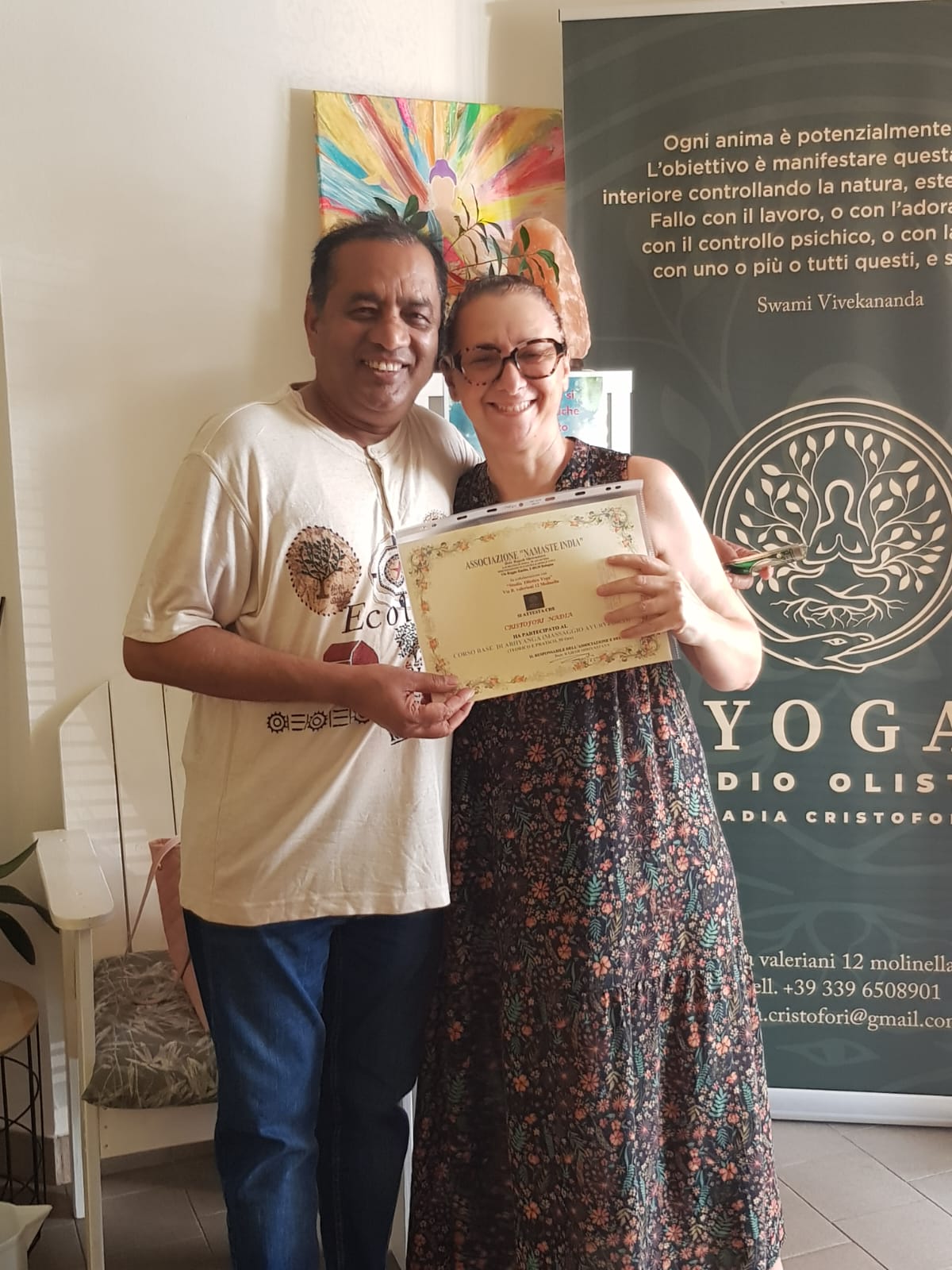 Momento dello Studio Olistico Yoga