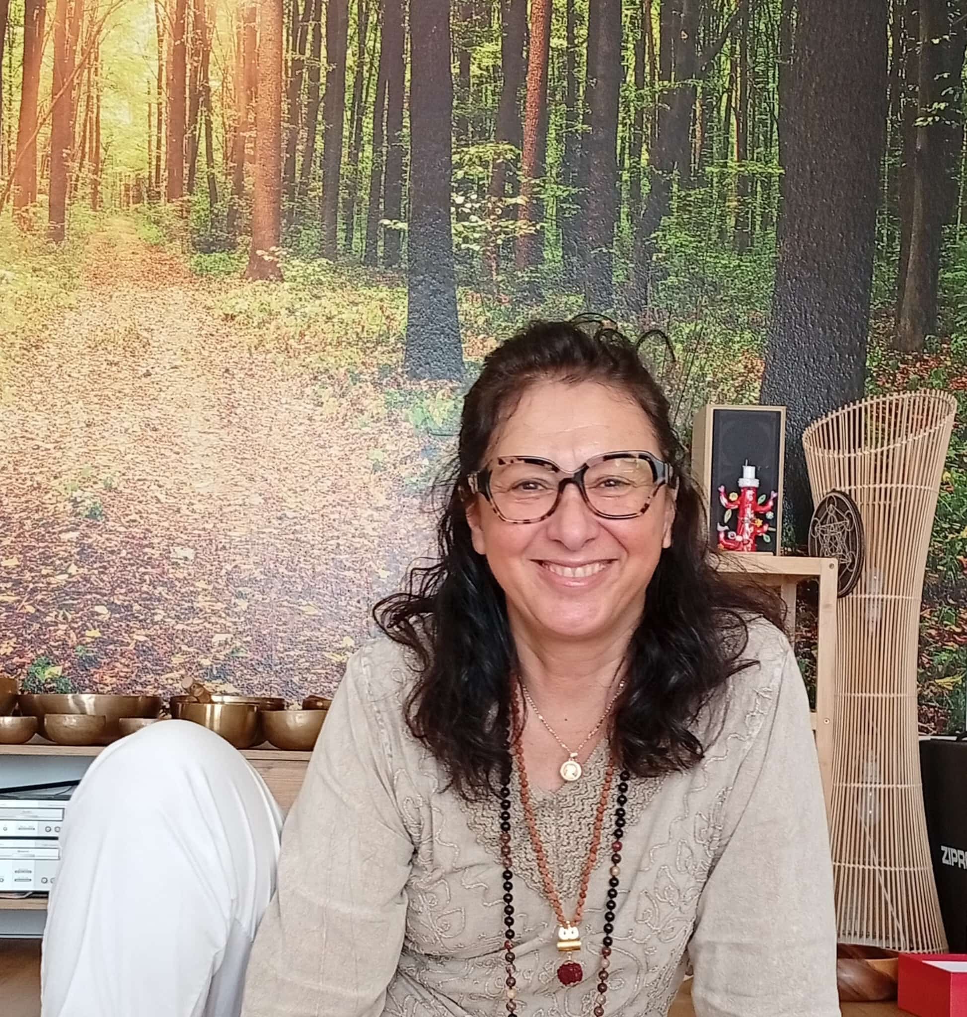 Nadia Cristofori nello Studio Olistico Yoga